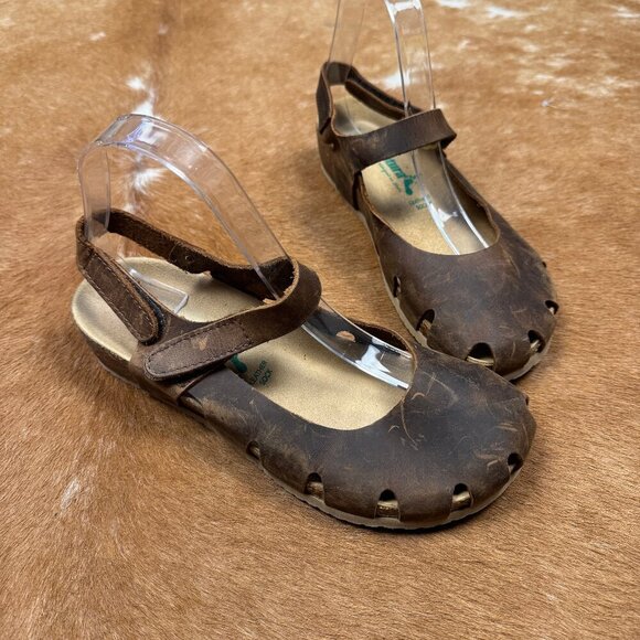 BioNatura Leather Mary Jane, Clogs, Flats Size 7.5 (EU 38) – Made in Italy - Picture 1 of 7